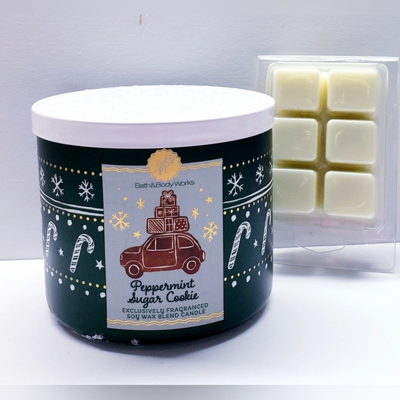PEPPERMINT SUGAR COOKIE -Bath & Body Works Candle Wax Melts- $8 per pack - Picture 6 of 9